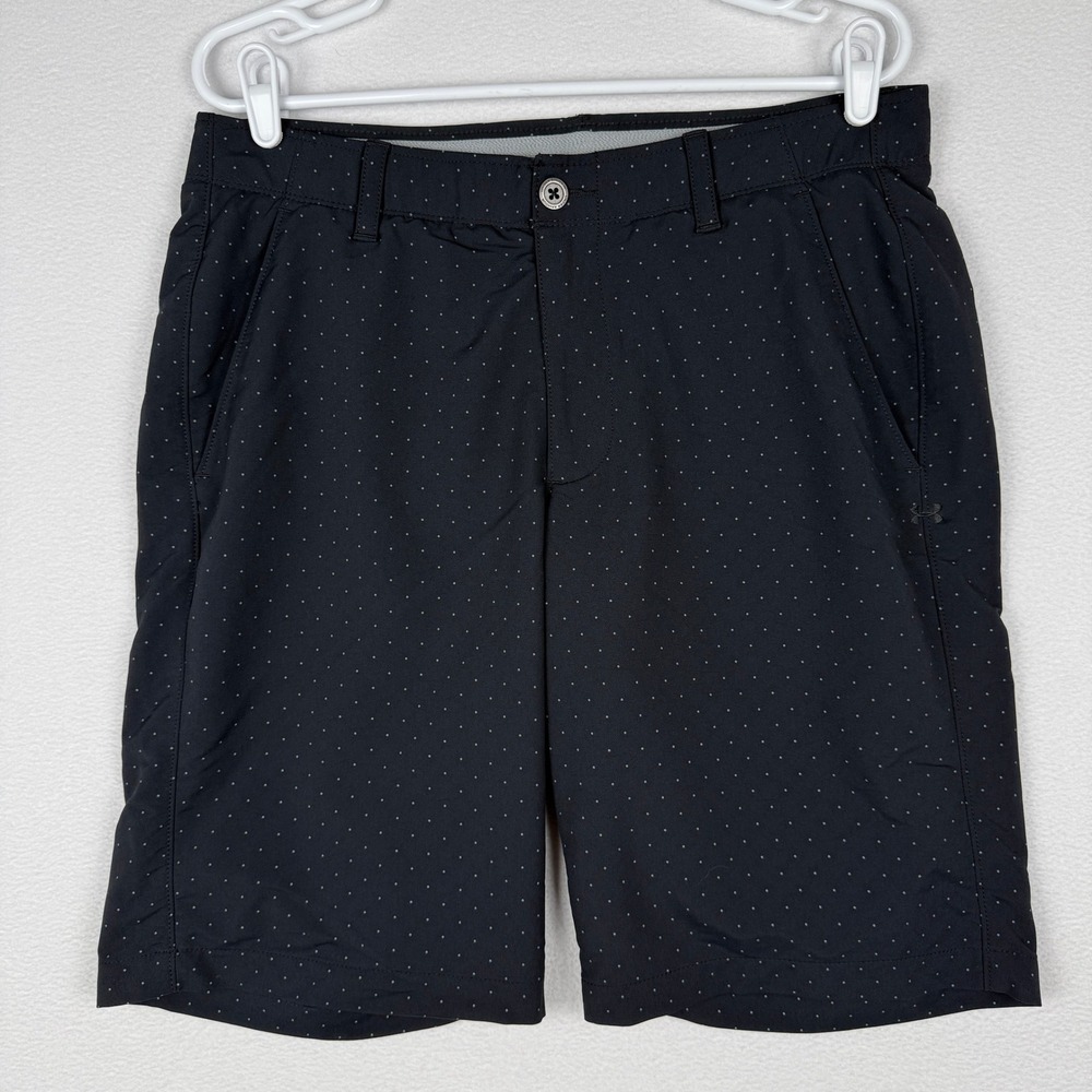 Under Armour Match Play Shorts Mens 34 Polka Dot Golf‎ Performance Stretch